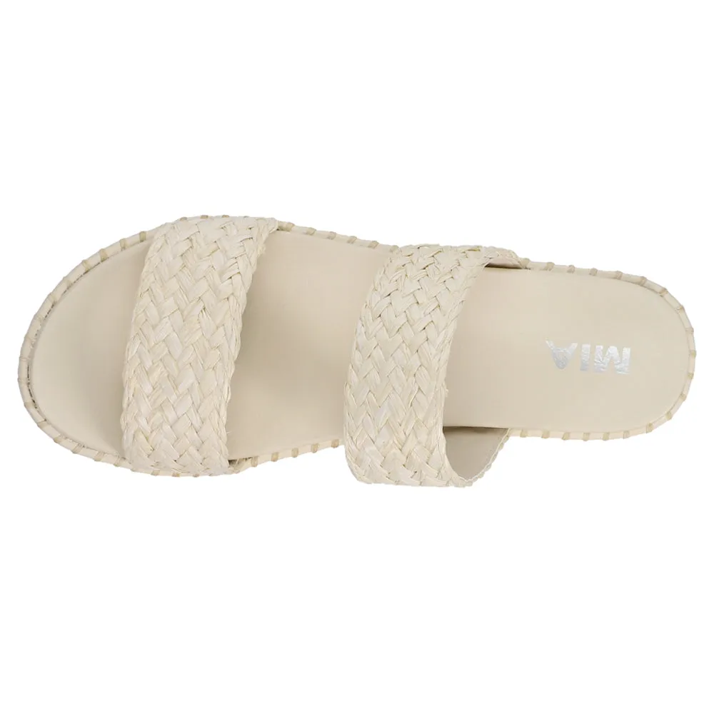 Kady Braided Raffia Platform Slide Sandals sold by Shoebacca product image thumbnail 4