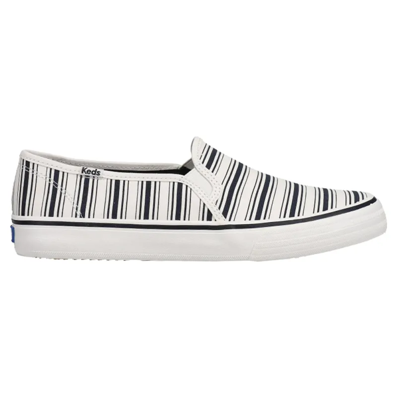 Double Decker Striped Slip On Sneakers made by Keds