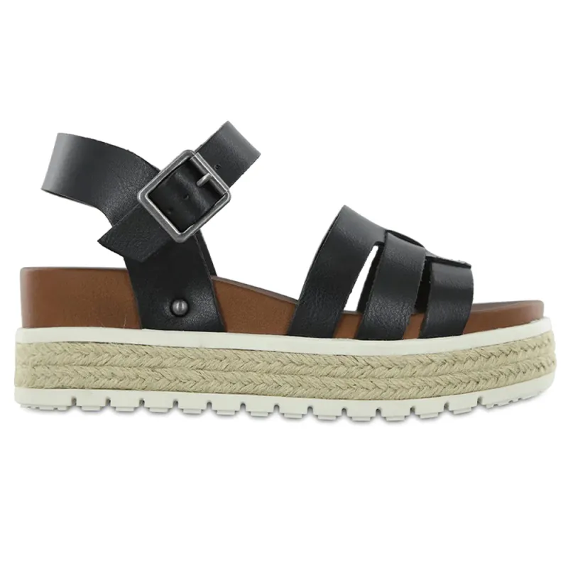 Karlotta Ankle Strap Espadrille Platform Sandals sold by Shoebacca