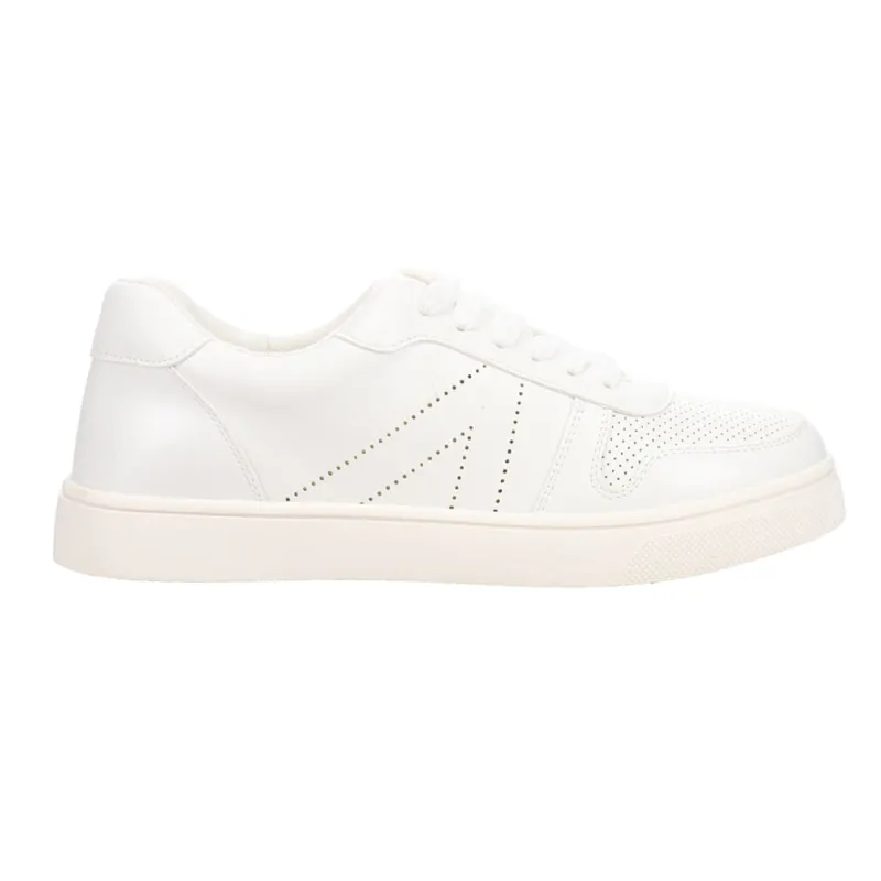 Krew Perforated Lace Up Sneakers sold by Shoebacca