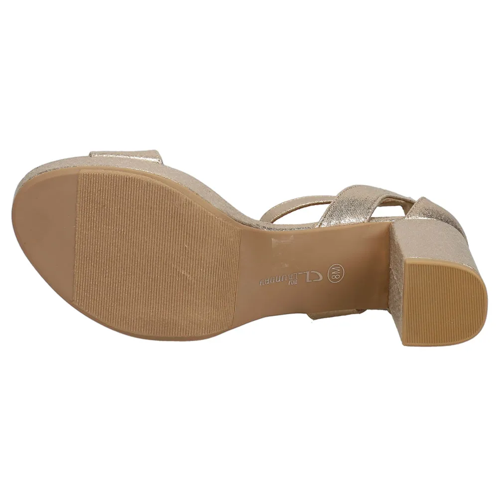 Go On Starstone Metallic Platform Sandals sold by Shoebacca product image thumbnail 5