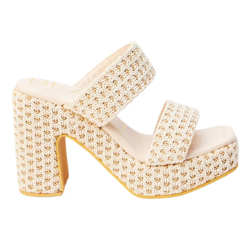 Gem Platform Block Heel Sandals sold by Shoebacca