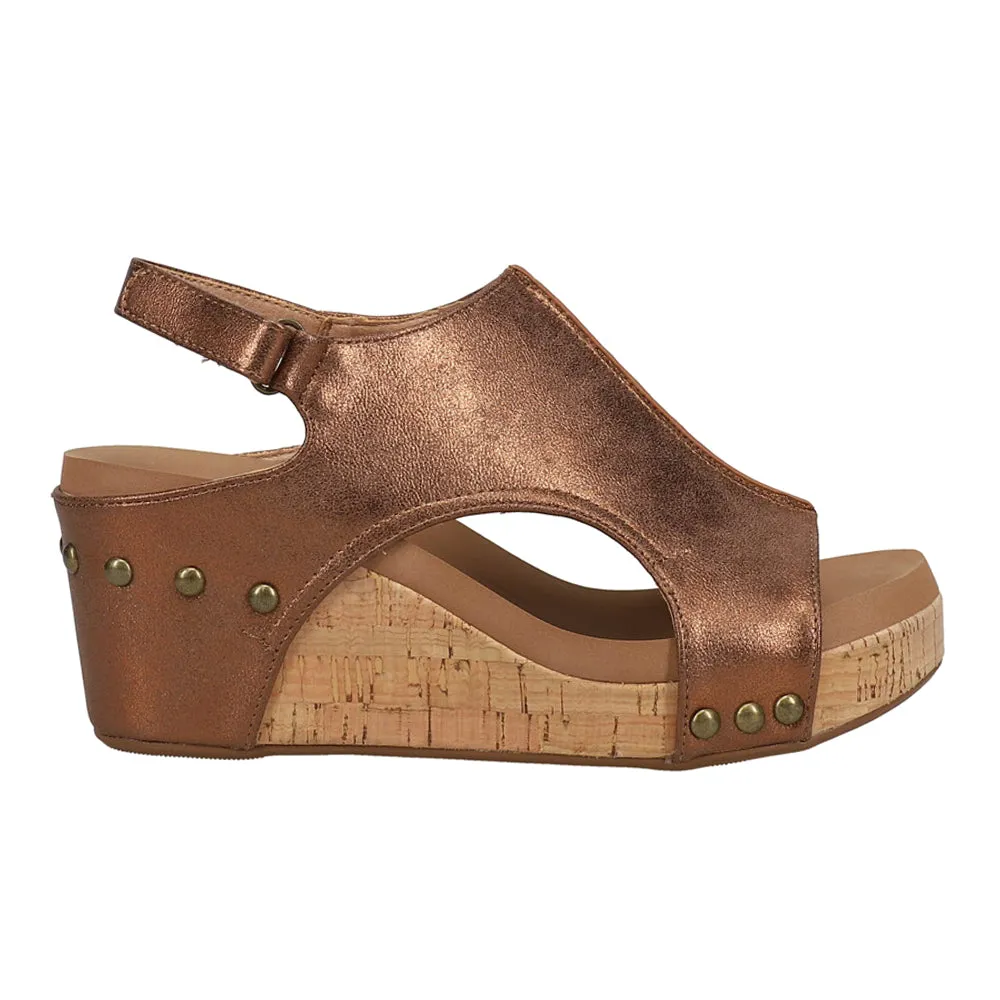 Carley Studded Slingback Wedge Sandals sold by Shoebacca