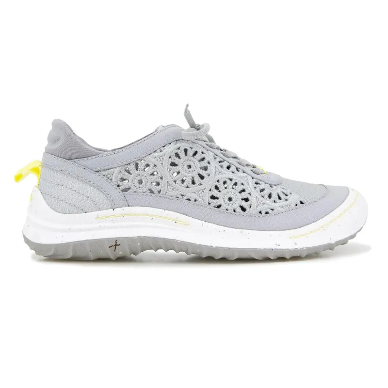 Sunny Plant Based Floral Cut Out Lace Up Sneakers sold by Shoebacca