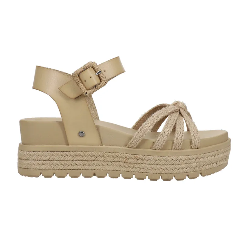 Kehlani Ankle Strap Platform Espadrille Wedge Sandals made by MIA