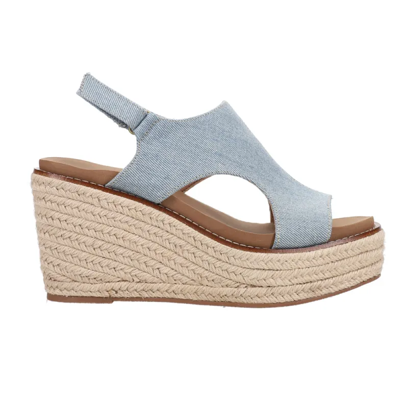 Freddie Espadrille Wedge Sandals made by Corkys