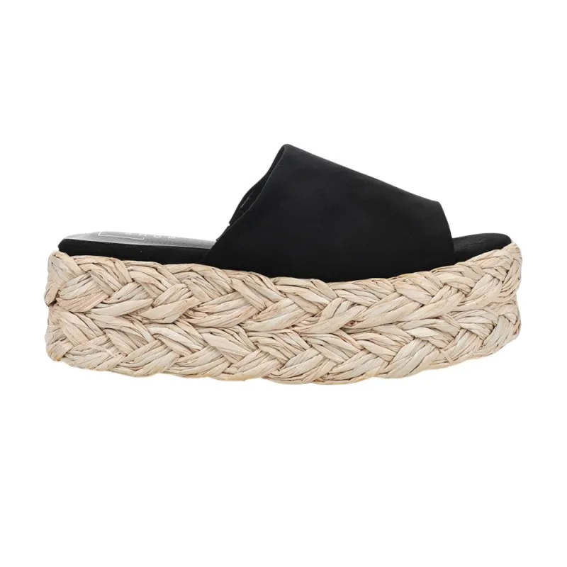Ibiza Espadrille Platform Slide Sandals made by Shoebacca