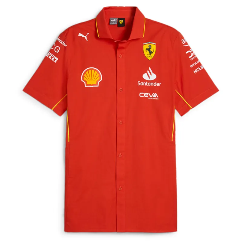 Scuderia Ferrari Team Short Sleeve Polo Shirt made by Puma