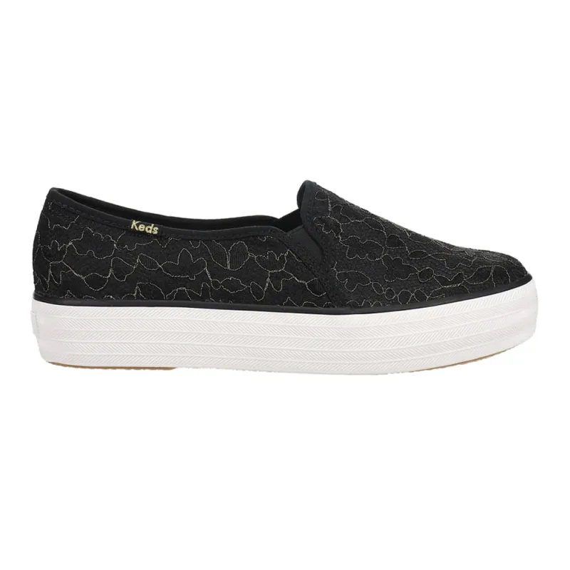 Triple Decker Lace Celebrations Slip On Sneakers made by Keds