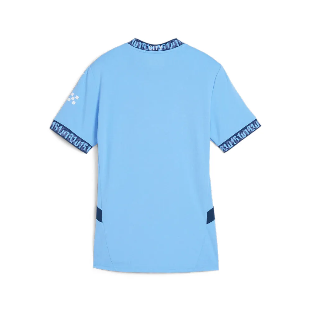 Manchester City F.C. Crew Neck Short Sleeve Home Soccer Jersey Replica sold by Shoebacca product image thumbnail 2