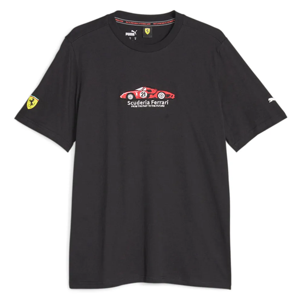 Scuderia Ferrari Race Graphic Crew Neck Short Sleeve T-Shirt sold by Shoebacca product image thumbnail 3