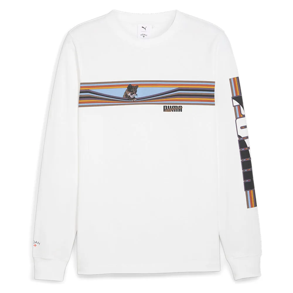 Graphic Crew Neck Long Sleeve T-Shirt X Noah sold by Shoebacca