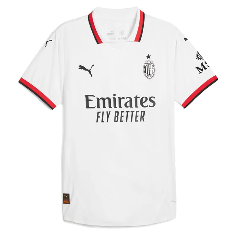 AC Milan Away Collared Short Sleeve Soccer Jersey sold by Shoebacca