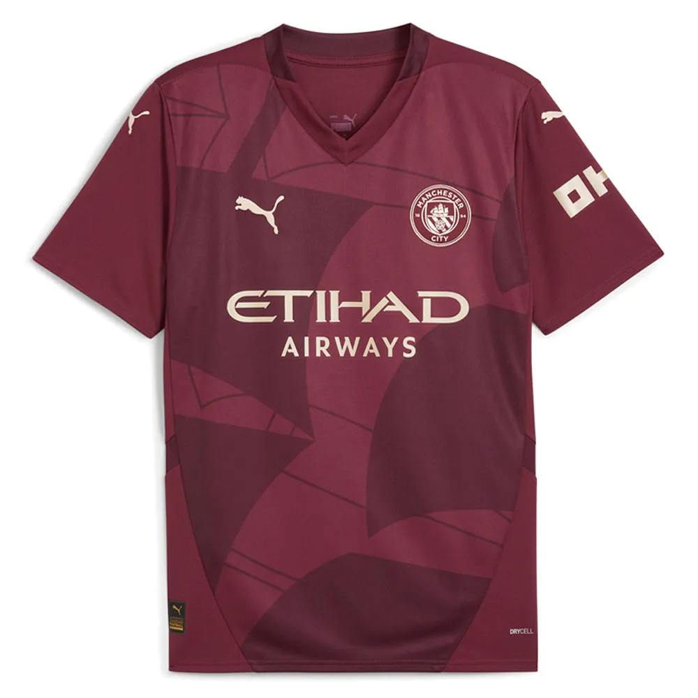 Manchester City F.C. Third V Neck Short Sleeve SoccerJersey sold by Shoebacca