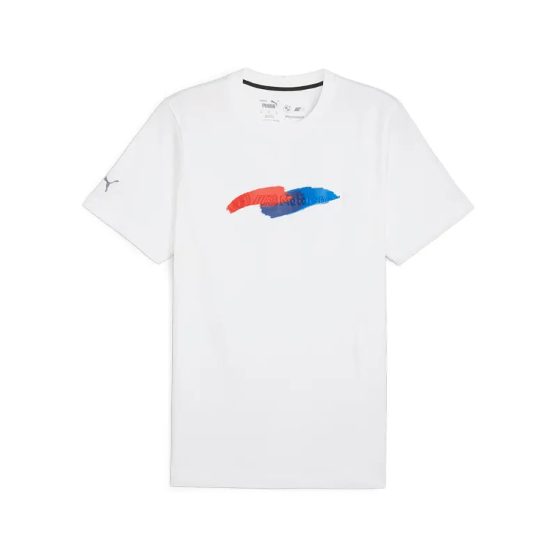 BMW M Motorsport Statement Graphic Logo Crew Neck Short Sleeve T-Shirt sold by Shoebacca