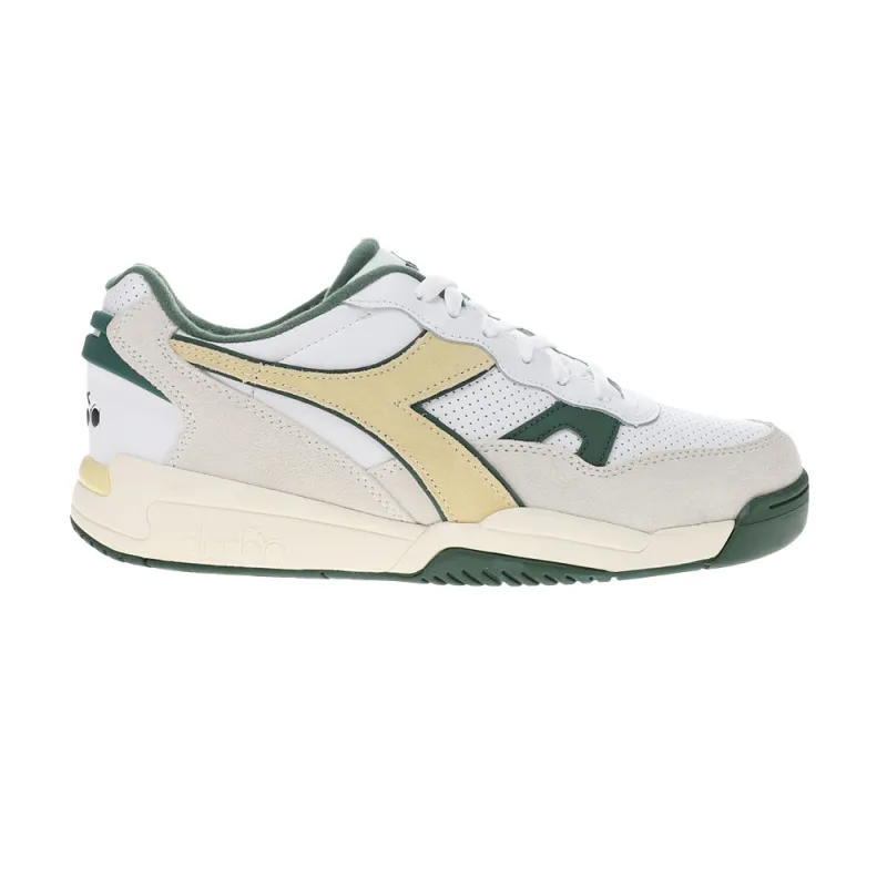 Winner Suede Leather Lace Up Sneakers made by Diadora
