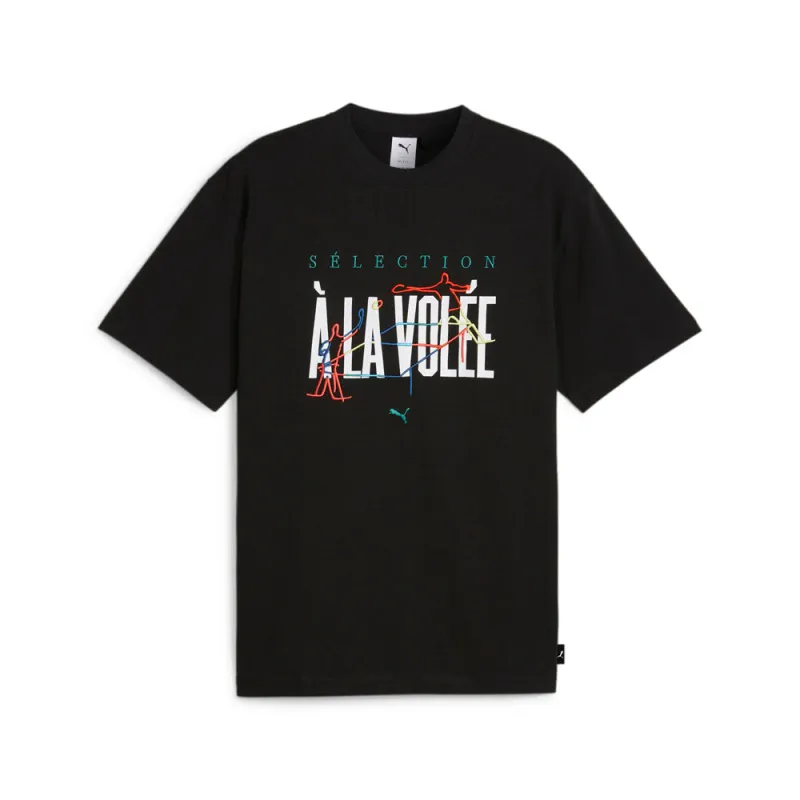 A La Volee Graphic Crew Neck Short Sleeve T-Shirt made by Puma
