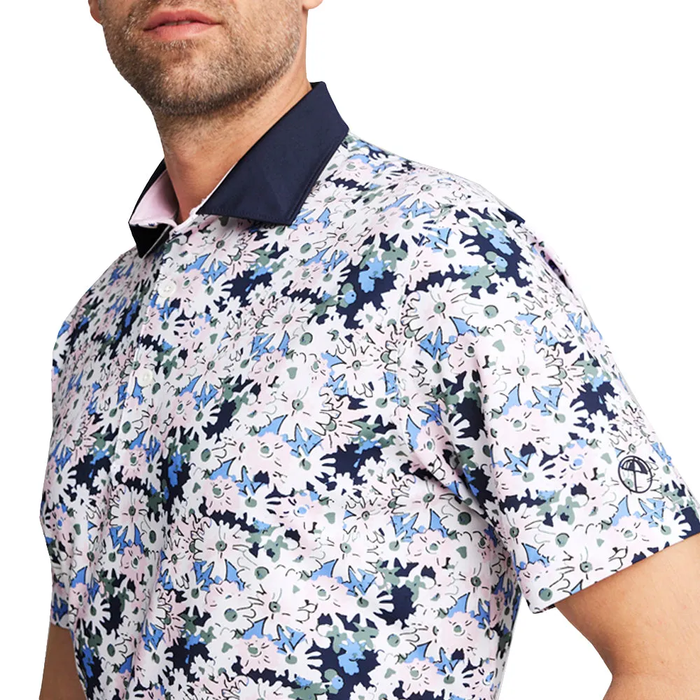 AP Floral Short Sleeve Polo Shirt sold by Shoebacca product image thumbnail 5