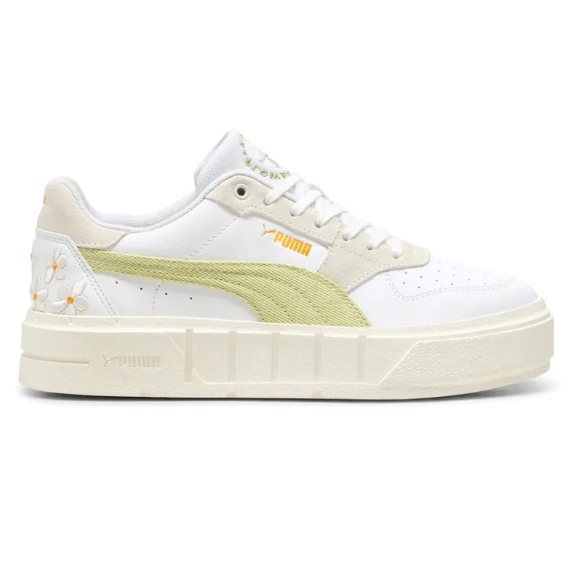 Cali Court Embroidery Lace Up Sneakers sold by Shoebacca