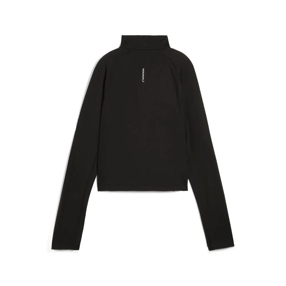 Run Cloudspun Mock Neck Long Sleeve Quarter Zip Pullover Top sold by Shoebacca product image thumbnail 2