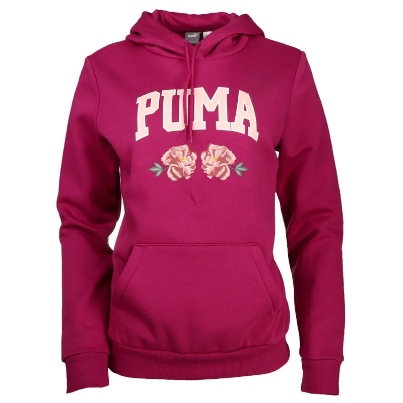 Faux Embroidery Floral Pullover Hoodie sold by Shoebacca