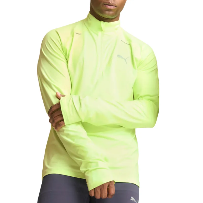 Run Cloudspun Mock Neck Long Sleeve Quarter Zip Pullover Shirt sold by Shoebacca