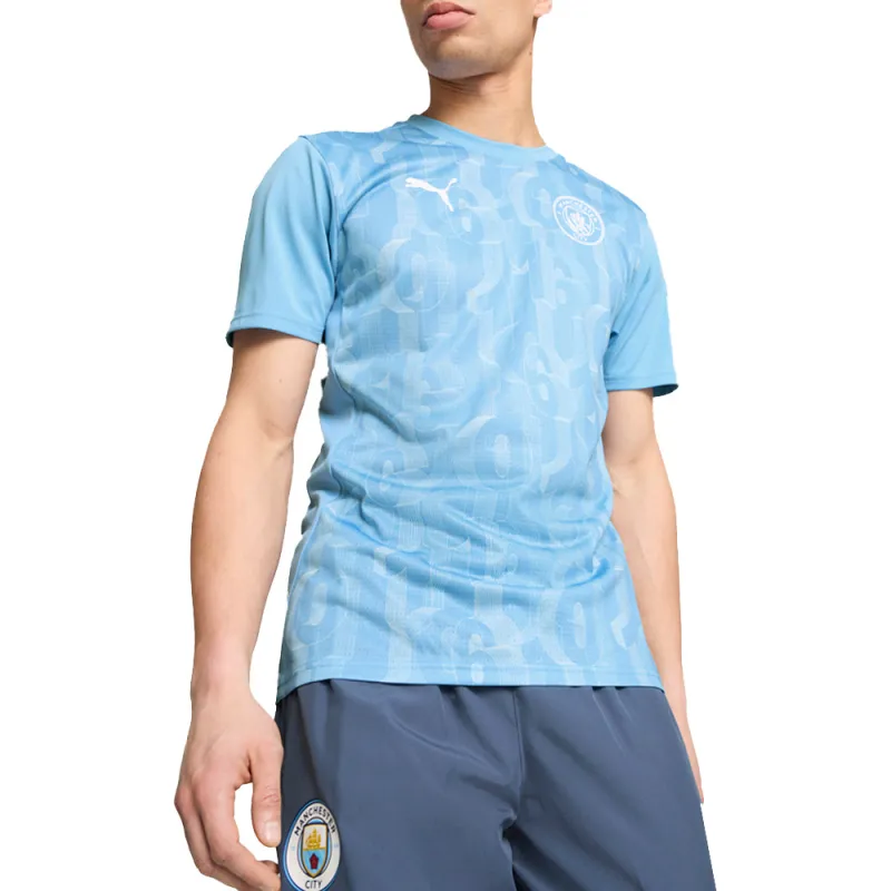 Manchester City F.C. Pre Match Crew Neck Short Sleeve Soccer Jersey sold by Shoebacca