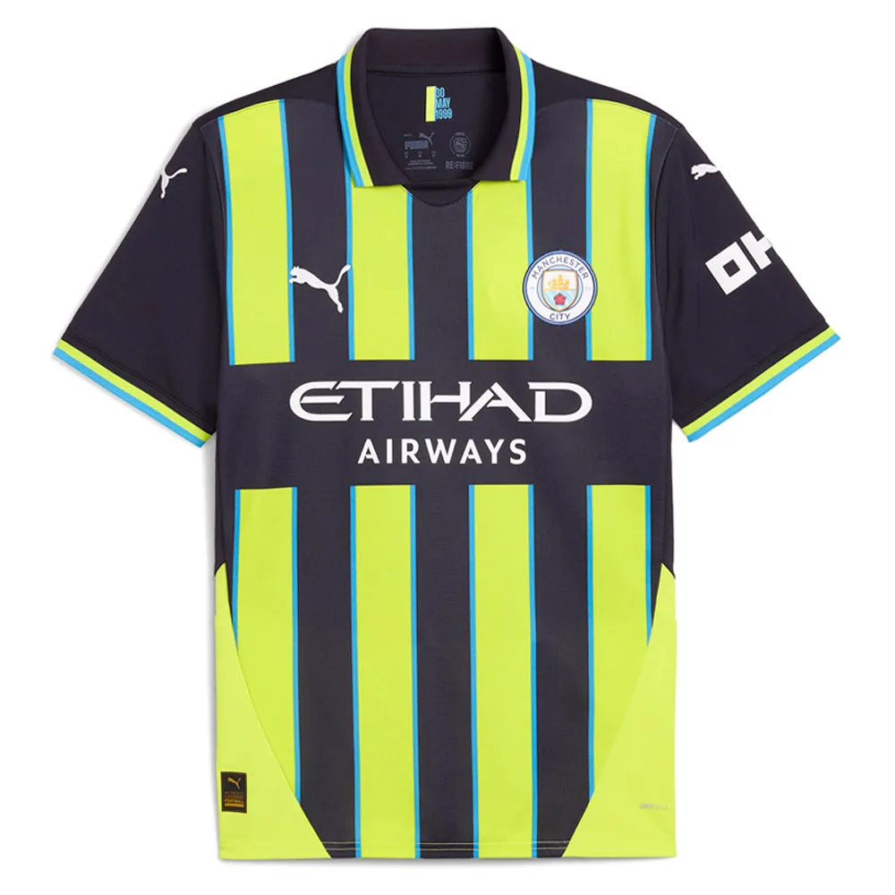 Manchester City F.C. Away Collared Short Sleeve Replica Jersey sold by Shoebacca product image thumbnail 3