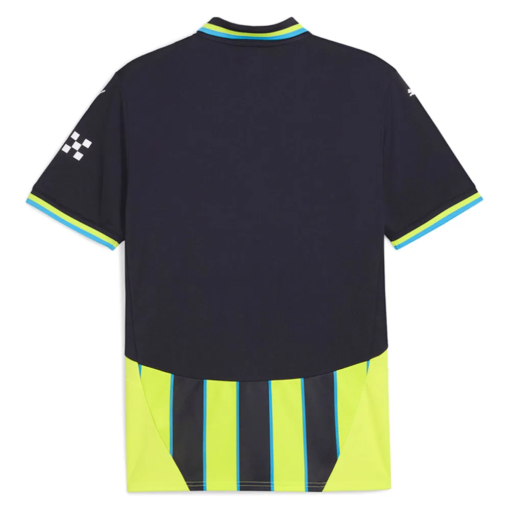Manchester City F.C. Away Collared Short Sleeve Replica Jersey sold by Shoebacca product image thumbnail 4