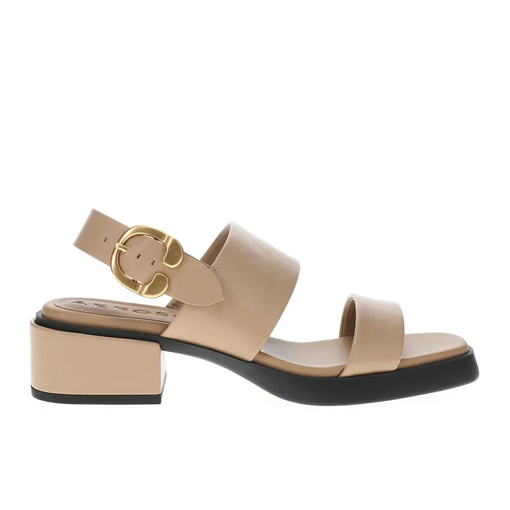 Dove Block Heel Sandals sold by Shoebacca