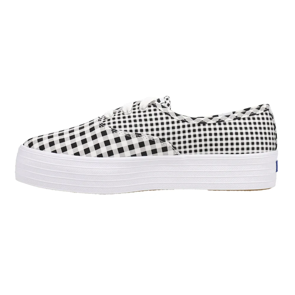 Point Canvas Gingham Lace Up Sneakers sold by Shoebacca product image thumbnail 3