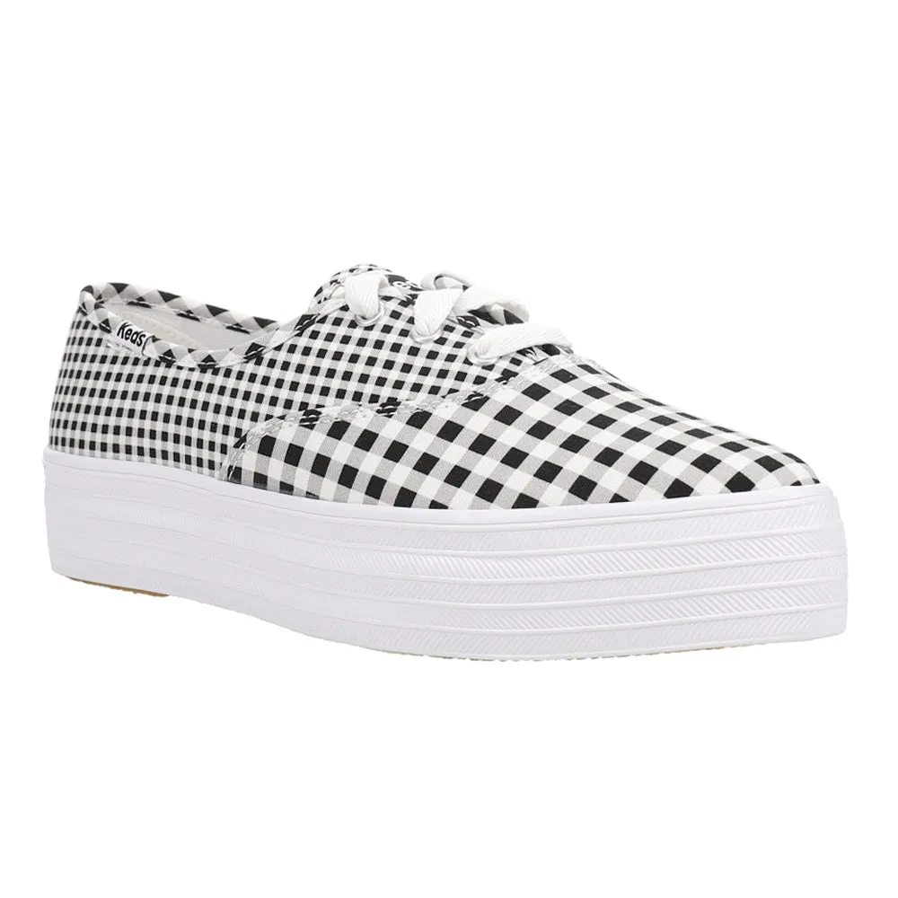 Point Canvas Gingham Lace Up Sneakers sold by Shoebacca product image thumbnail 2