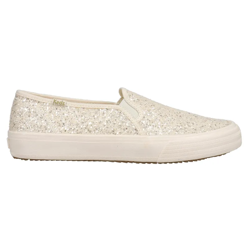 Double Decker Glitter Slip On Sneakers made by Keds
