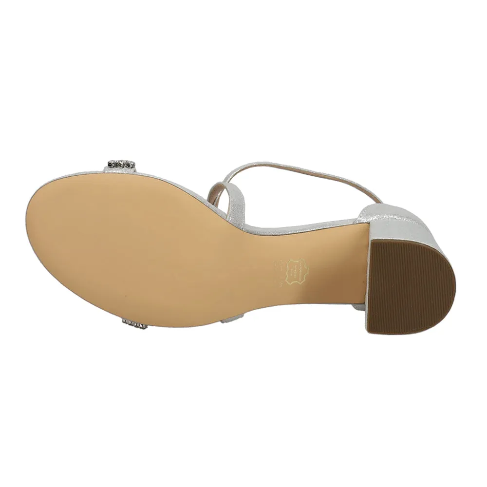 Nora Rhinestone Block Heel Sandals sold by Shoebacca product image thumbnail 5