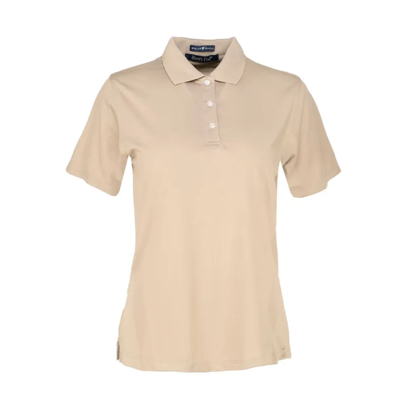 UPF 30 BodyMap Short Sleeve Polo Shirt sold by Shoebacca