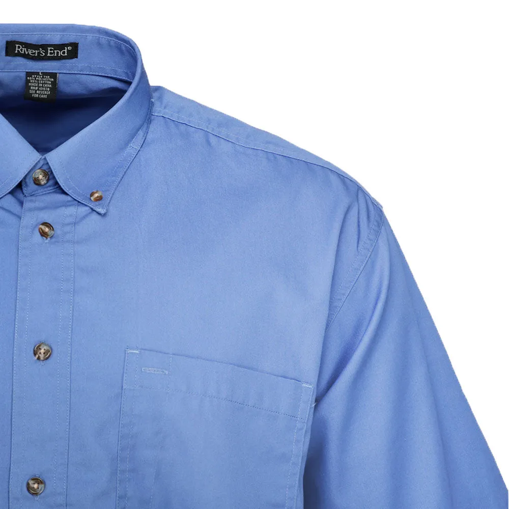 EZCare Woven Collared Short Sleeve Button Up Shirt sold by Shoebacca product image thumbnail 3