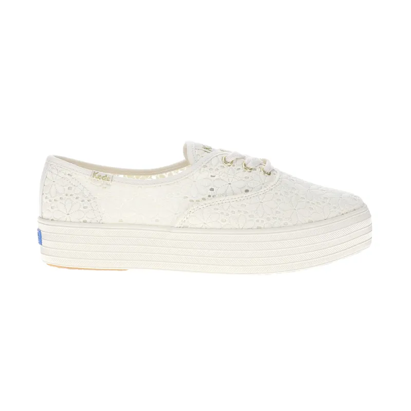 Point Festival Eyelet Lace Up Sneakers made by Keds