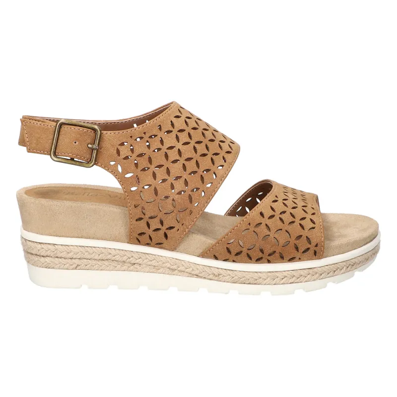 Inaya Cut Out Slingback Wedge Sandals sold by Shoebacca