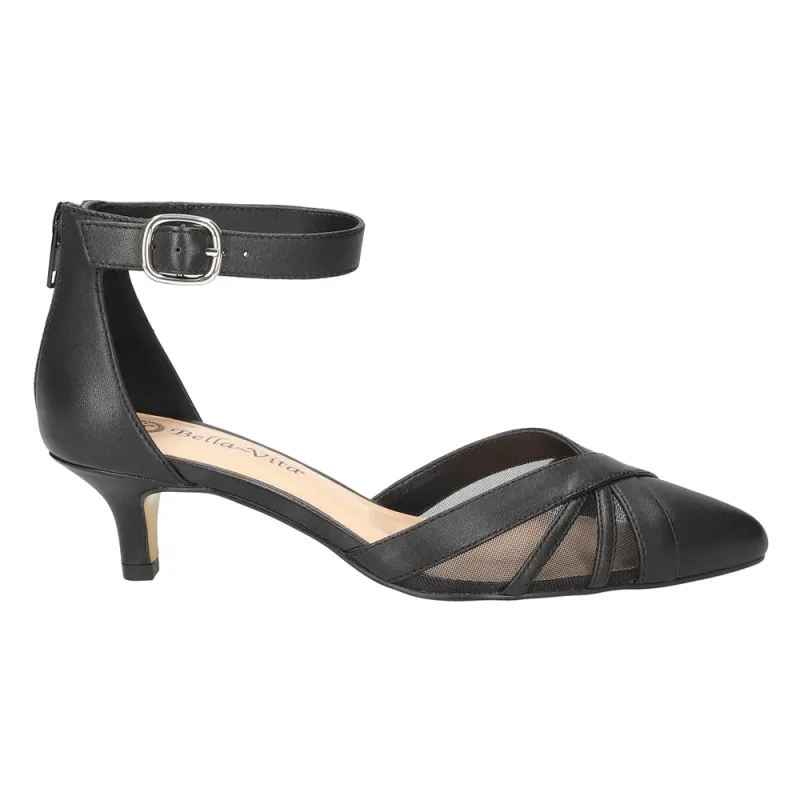 Malani Pointed Toe Kitten Heel Pumps sold by Shoebacca