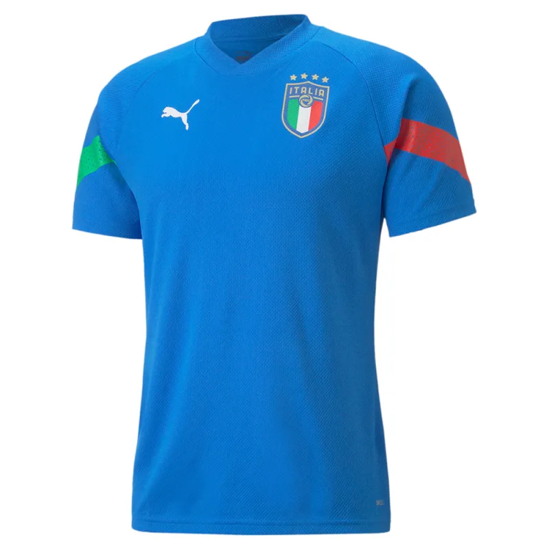 FIGC Player V Neck Short Sleeve Soccer Jersey sold by Shoebacca