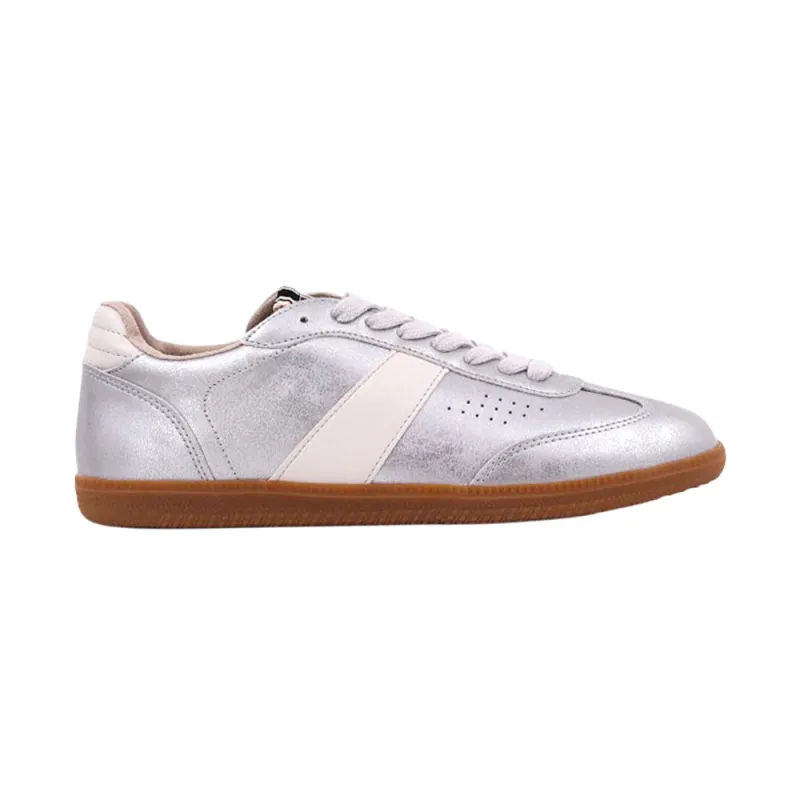 Sydney Metallic Lace Up Sneakers made by ShuShop