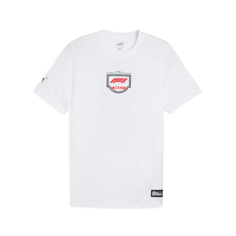 F1 Mexico Graphic Crew Neck Short Sleeve T-Shirt sold by Shoebacca