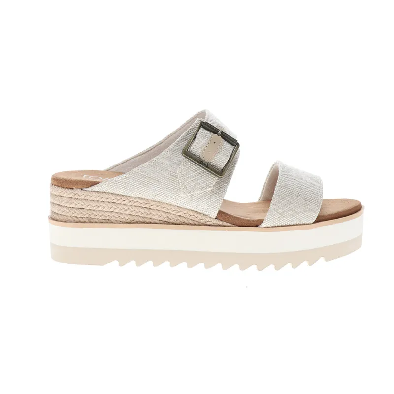 Diana Buckle Platform Wedge Sandals sold by Shoebacca