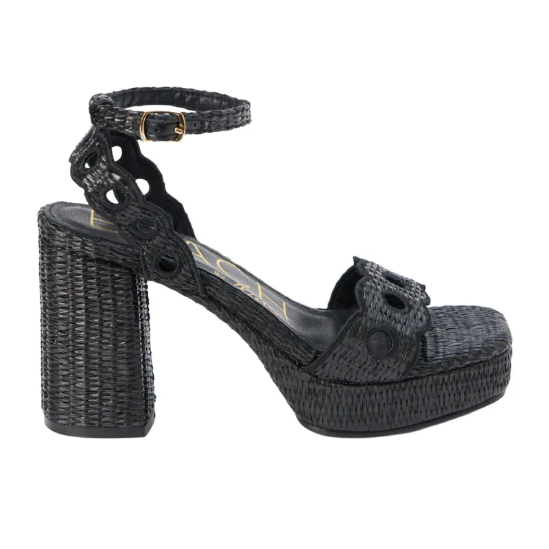 Moorea Block Heel Platform Ankle Strap Sandals sold by Shoebacca