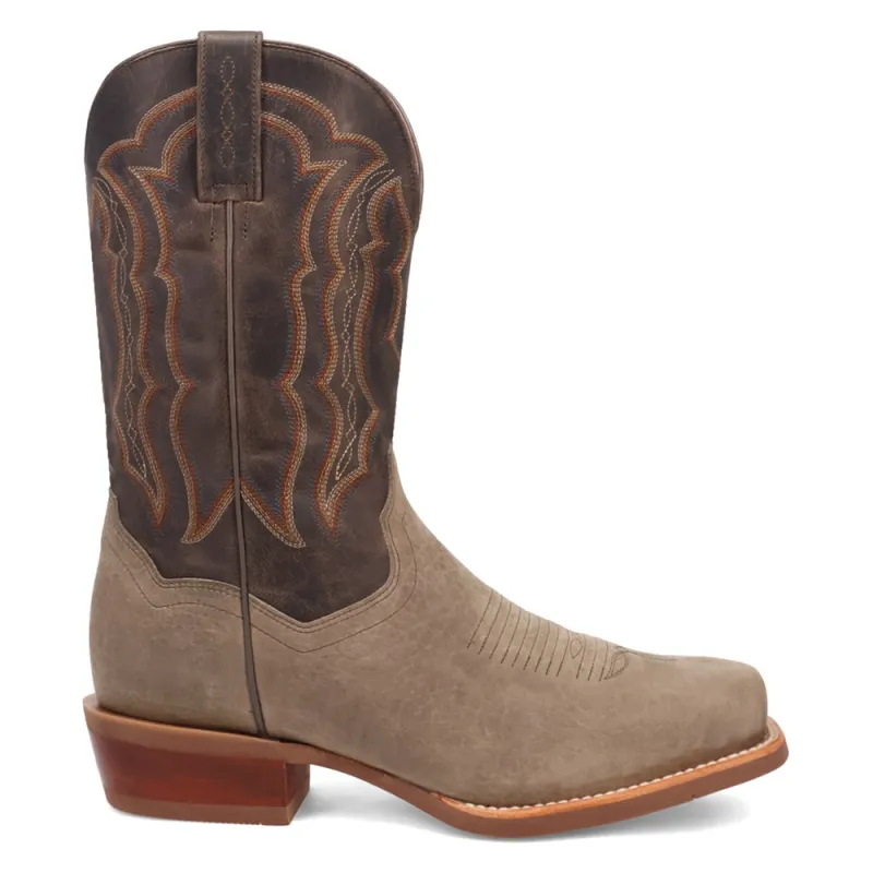 Creed Embroidered Square Toe Pull On Cowboy Boots made by Shoebacca