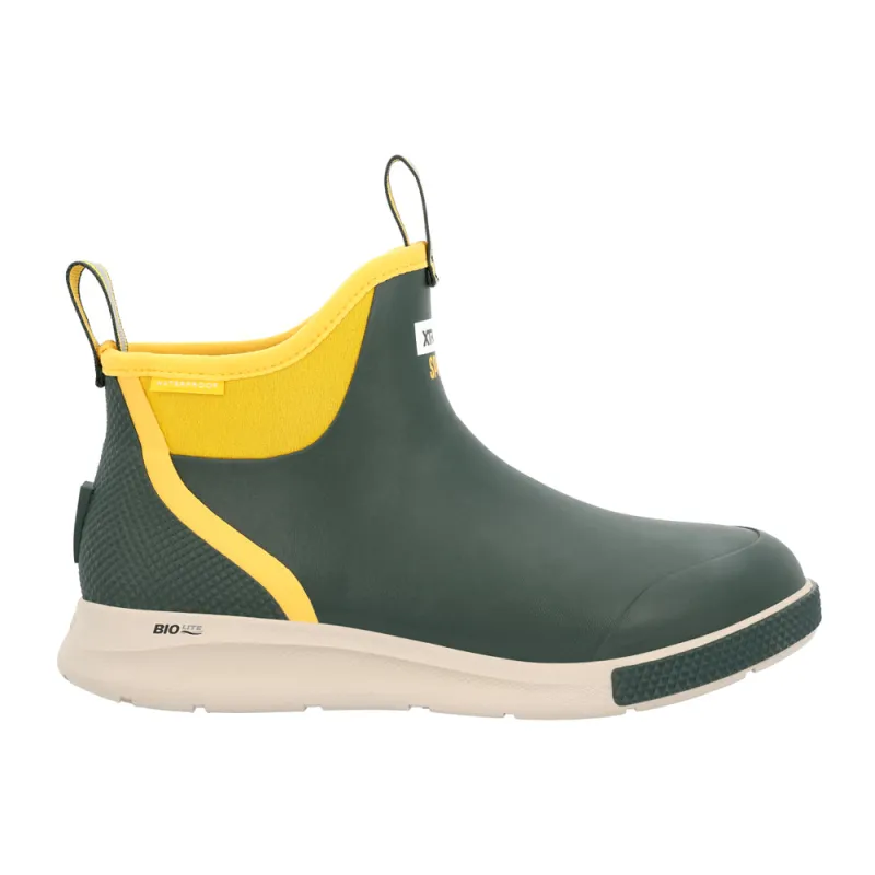 Tailgate Sport Ankle Deck Round Toe Pull On Rain Boots made by Shoebacca