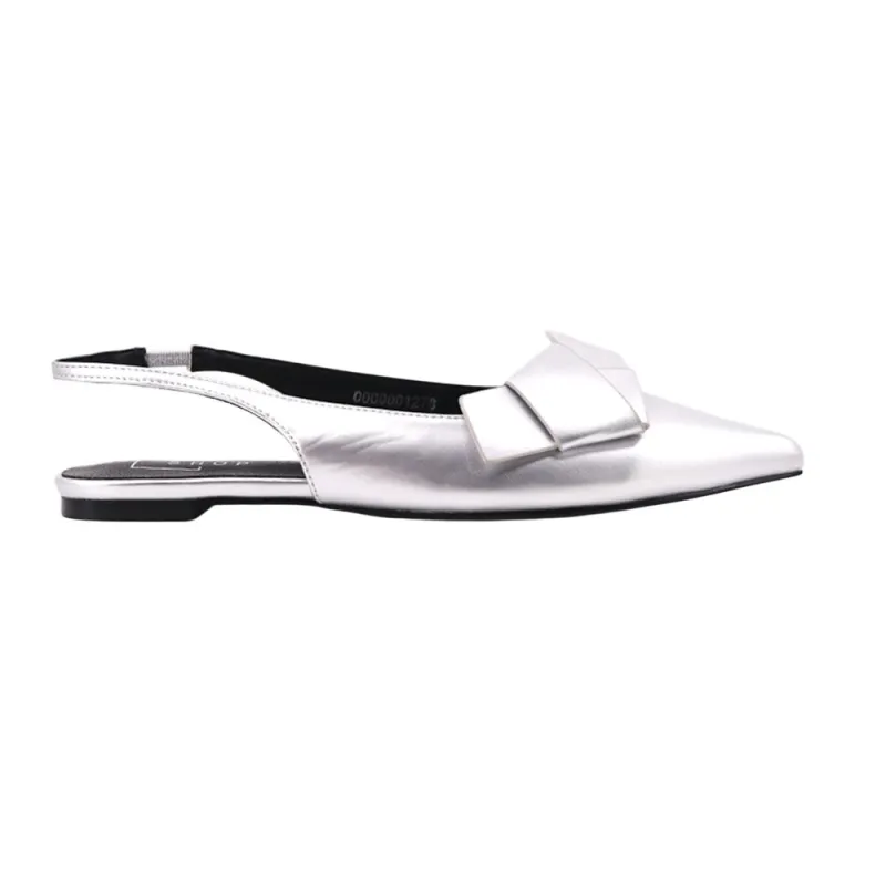 Audrey Metallic Slingback Flats sold by Shoebacca