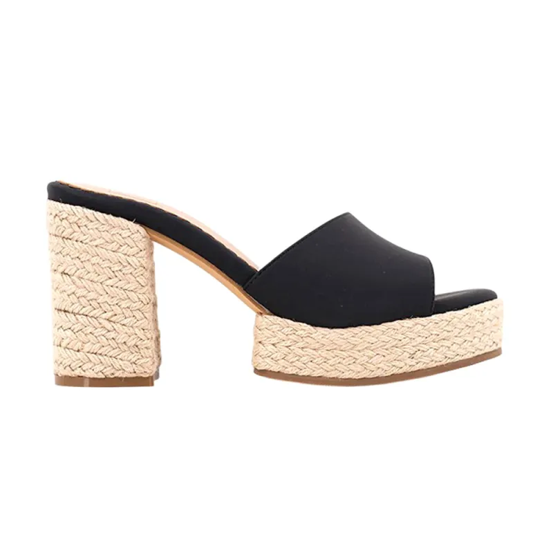Elvira Platform Block Heel Sandals made by ShuShop