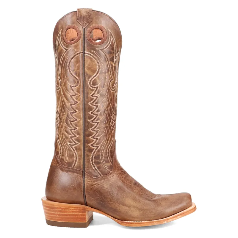 Adelaide Embroidered Square Toe Pull On Cowboy Boots made by Shoebacca