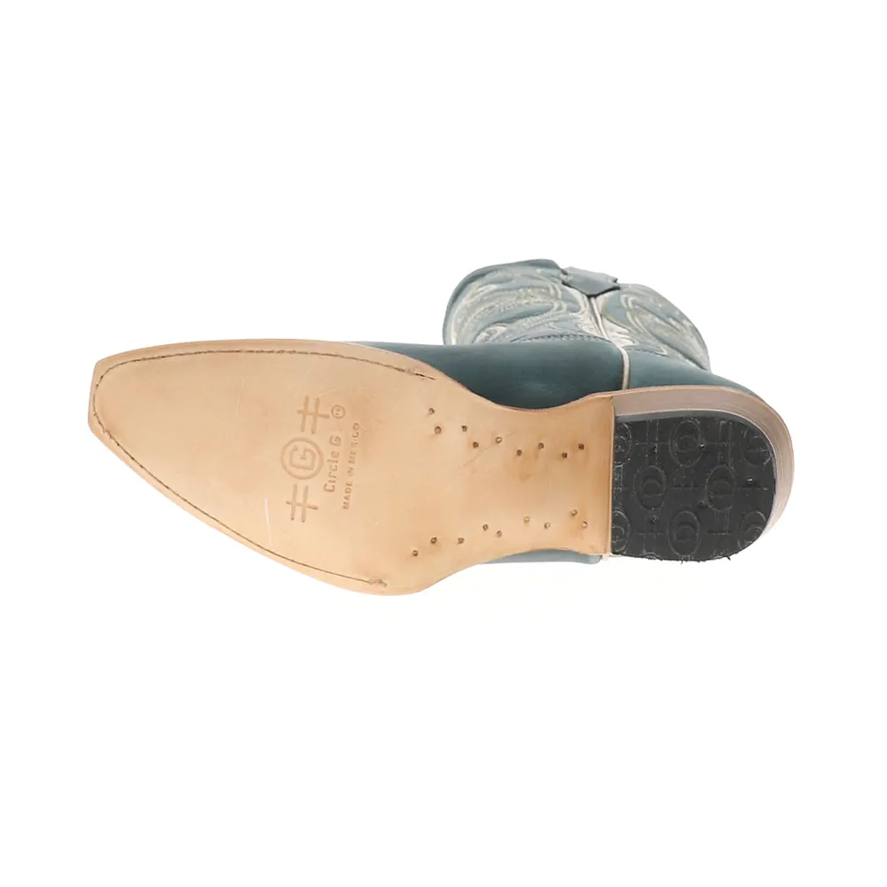 Embroidered Snip Toe Pull On Cowboy Boots sold by Shoebacca product image thumbnail 5